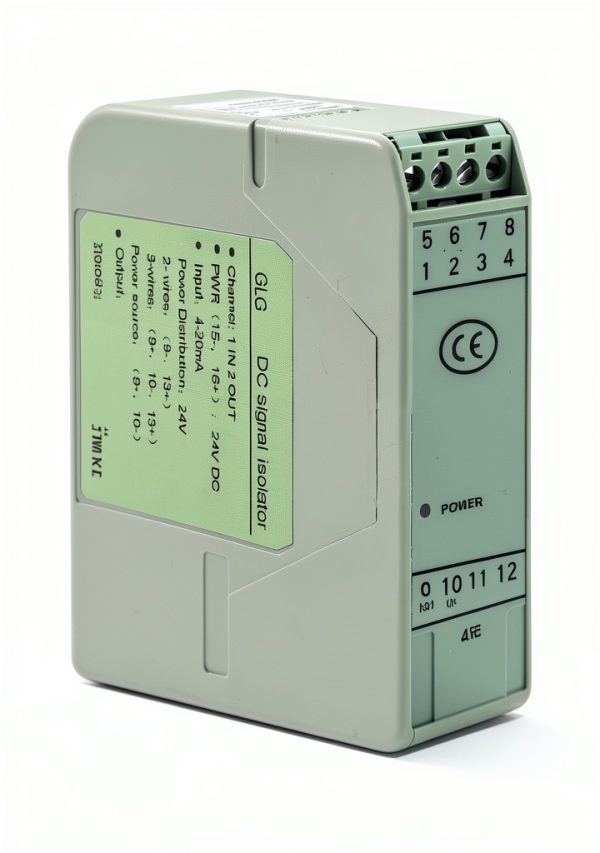 24V Current Isolator Transmitter 4-20mA 1 in and 1 Out 1 in 2 Out Low Power Consumption for (One Input and Two outputs 4-20mA to 4-20mA)-5