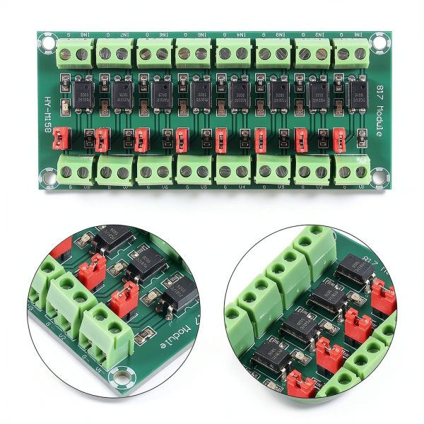 8 Channel PC817 Optocoupler Isolation Board 3.6-30V Driver ALAMSCN-2