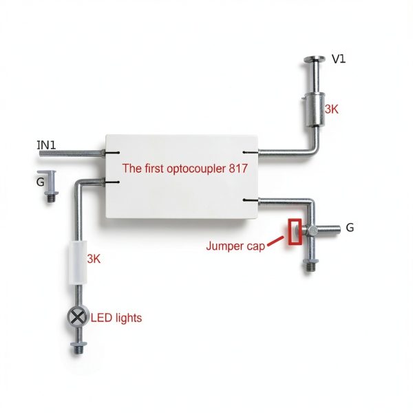 8 Channel Optocoupler Board Eujgoov PullDown Output-1