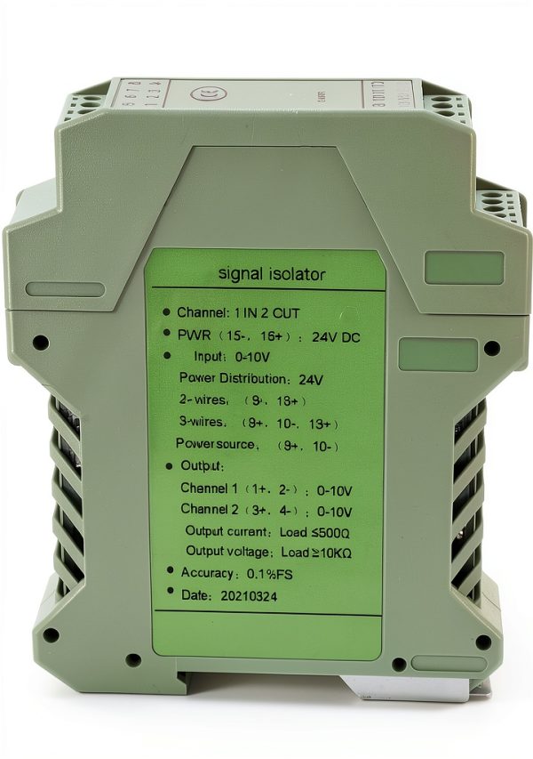 DC Isolator Shanrya 0-10V to 0-10V 1IN2OUT DC24V Current Conditioner-0