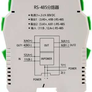 485 Repeater RS485 Line Sharer 1 in 2 Out Optoisolator URWLPBDU-0