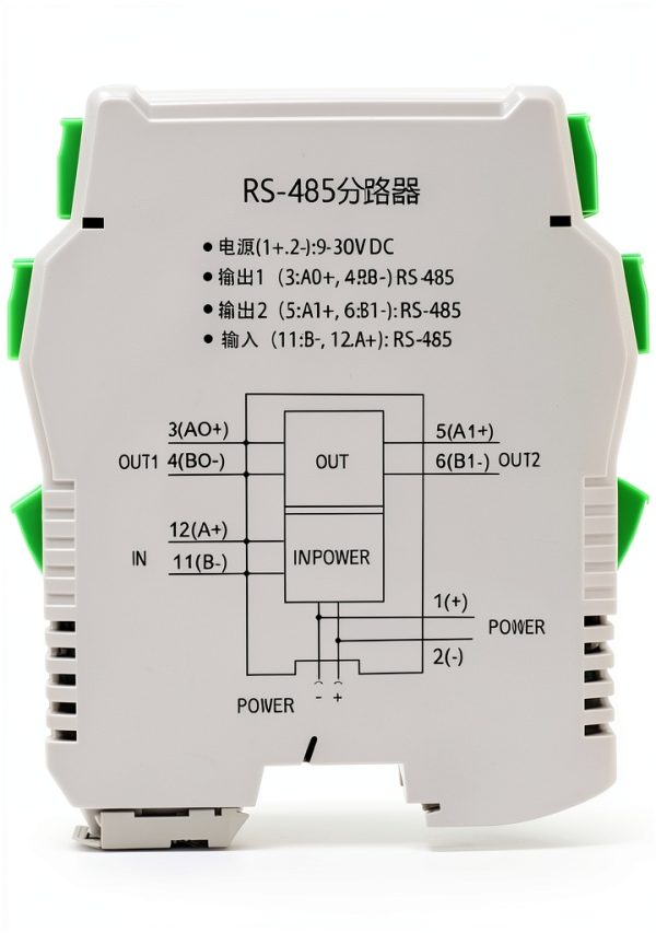 485 Repeater RS485 Line Sharer 1 in 2 Out Optoisolator URWLPBDU-0
