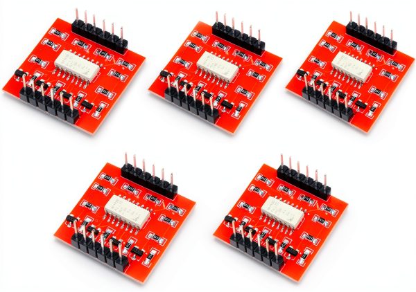 NOYITO TLP281 4-Channel Optocoupler Isolation Board for High and Low Level Optocoupler Isolation Expansion Board (Pack of 5)-0