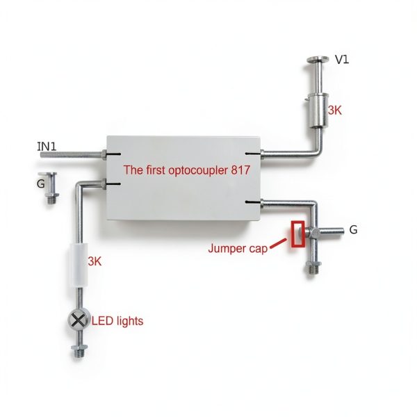 Walfront 8 Channel Optocoupler Isolation Board 3.6-30V for Industrial-1